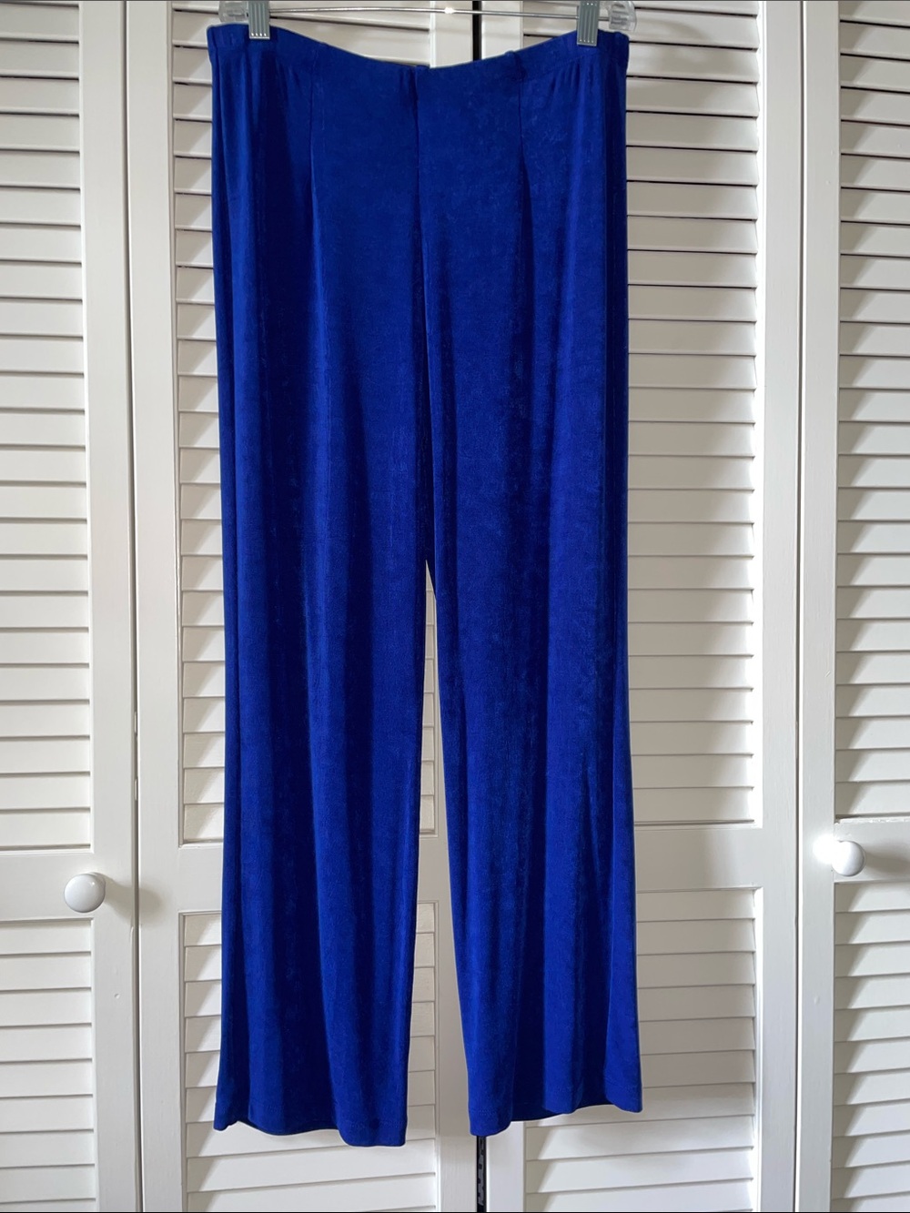 🛍️Nana’s Corner🥂 Chico’s Traveler’s Cobalt Blue Pants Sz 1P (M Petite)